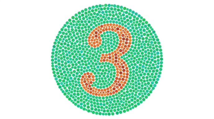 What number do you see hidden in the dots?