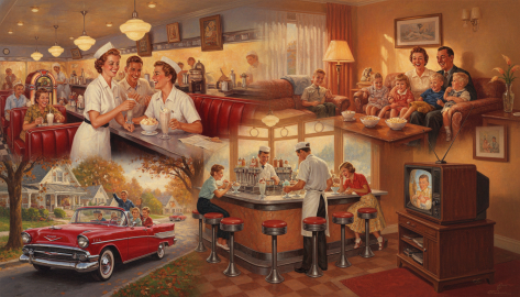 A Trip Down Memory Lane: Which Vintage Scene Resonates?