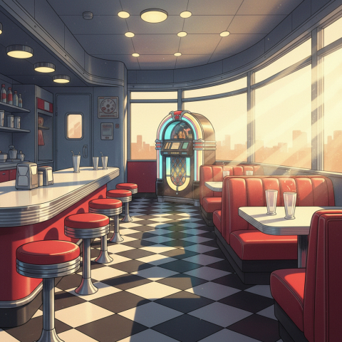 The lively diner