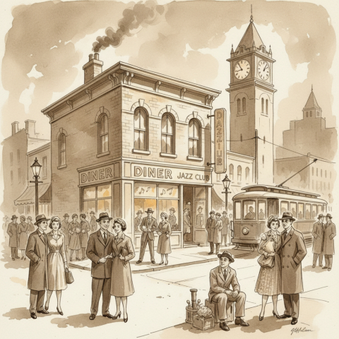 Which classic gathering spot brings back the most vivid memories for you?
