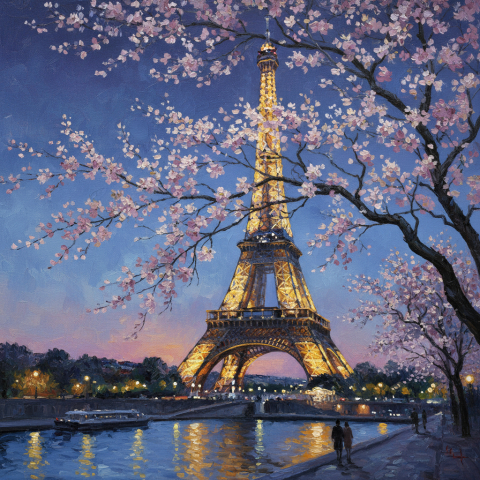 Standing proudly in Paris, France, this wrought-iron lattice tower is one of the most recognized structures globally. What is its name?