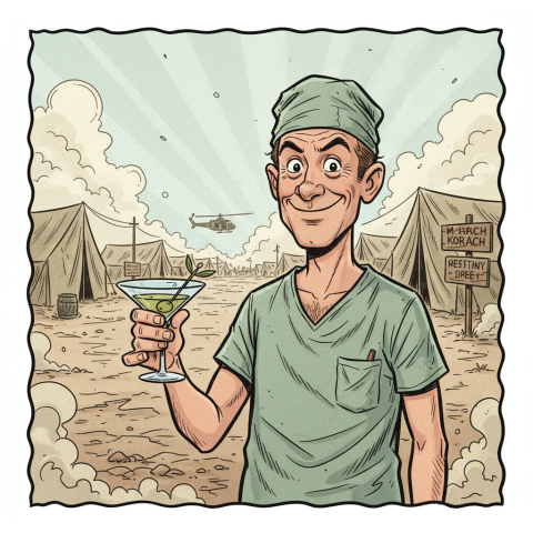 Who was the quick-witted surgeon from M*A*S*H?