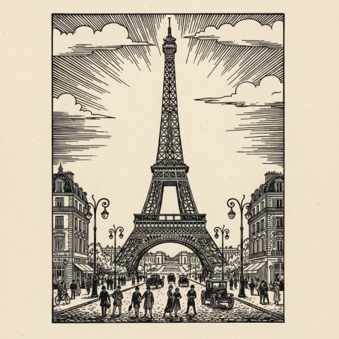 Which city is home to the Eiffel Tower?