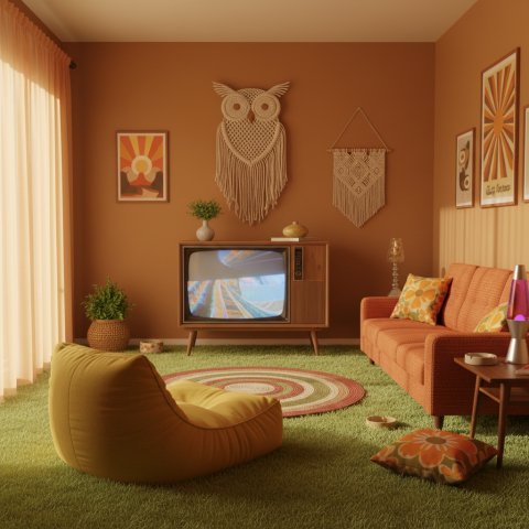 Groovy 70s den