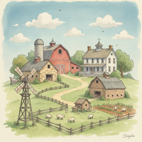 Which classic farm building evokes the most memories?