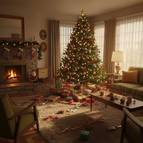 Presents under the tree