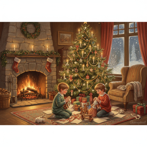 Which classic Christmas morning scene brings back the most joy?