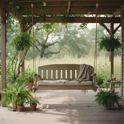 Shady Porch Swing