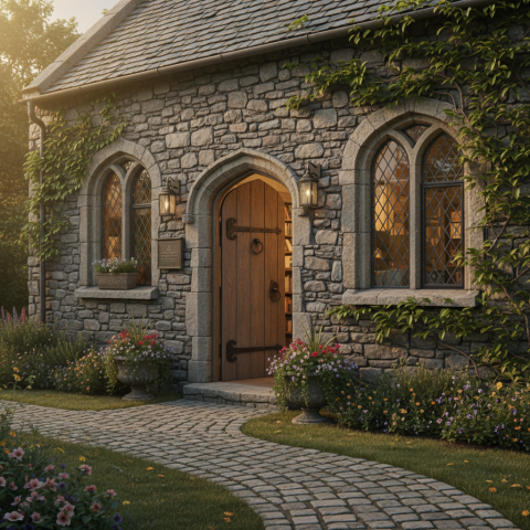 Rustic Stone Facade