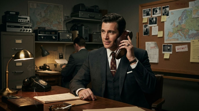 Which secret agent famously communicated via a shoe phone in this hit spy spoof?