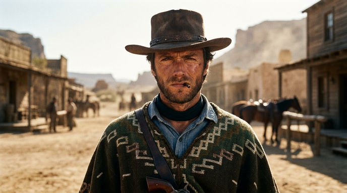 Which legendary actor, known for his roles in 'The Good, the Bad and the Ugly' and 'Dirty Harry', became a prominent director?