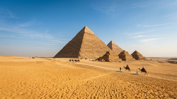 Which ancient civilization built the Great Pyramid of Giza?