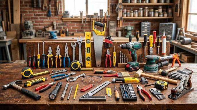 Only a True Handyman Can Name 30 of These 40 Common Tools!