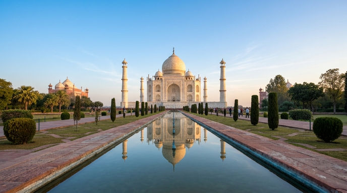 What is the name of this famous monument located in Agra, India?