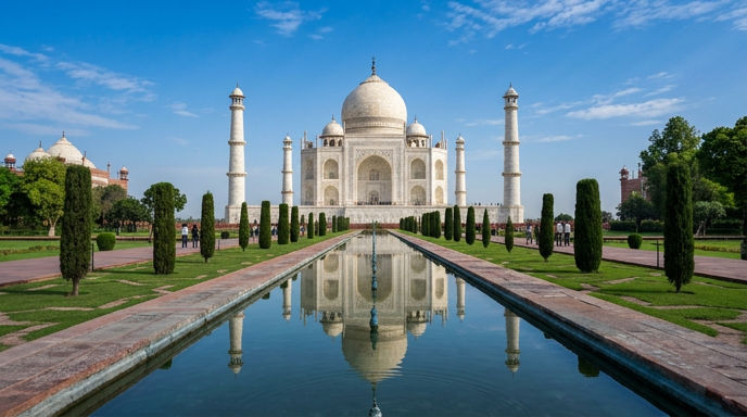 What is the name of this famous monument located in Agra, India?