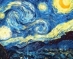 Which Post-Impressionist painter created 'The Starry Nightt', famous for it's swirling, expressive night sky?